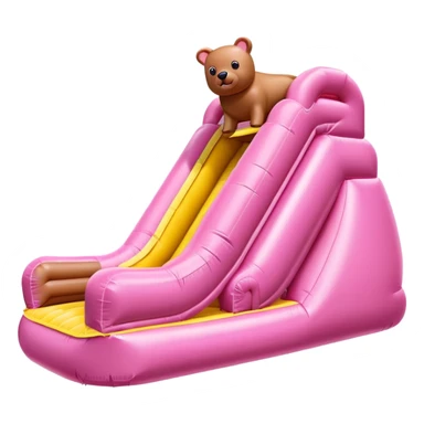 a spam meat  inflatable play slide sticker