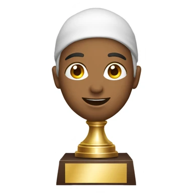 Muslim  winning trophy sticker