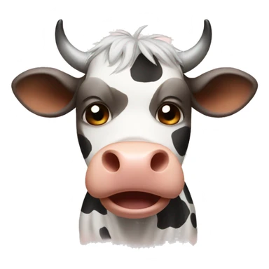 cow crying  sticker