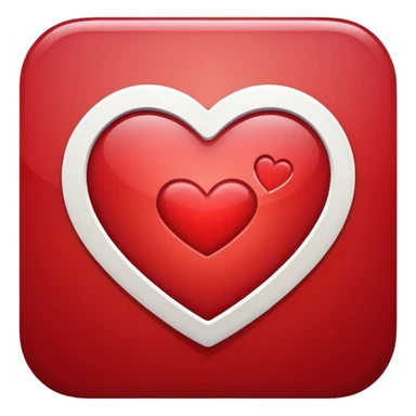 Instagram logo with a heart sticker