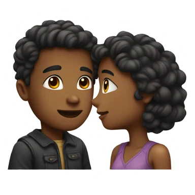 A boy and girl romance  sticker