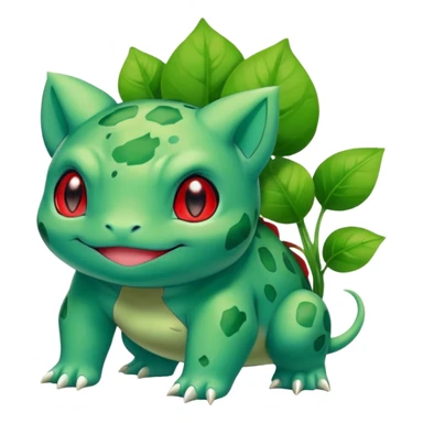 Bulbasaur from anime sticker