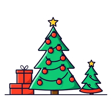 Christmas sticker