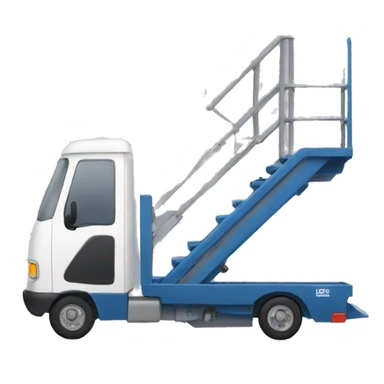 ground crew stair truck sticker