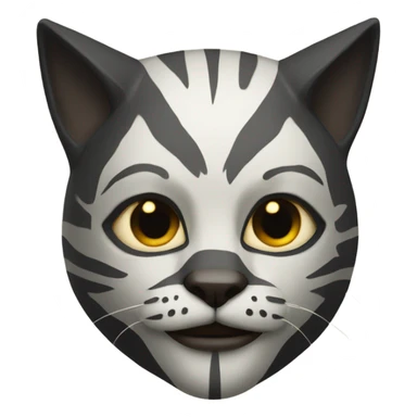 Therian with a cat mask sticker