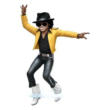 Michael Jackson dancing on water sticker