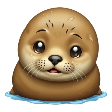 Seal cry sticker
