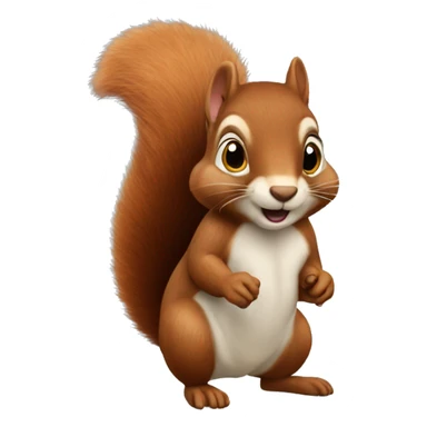 Squirrel from Boston sticker