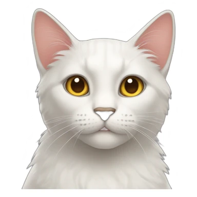 anthropomorphic cat sticker