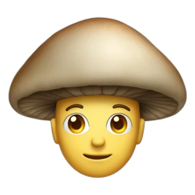 Man-mushroom-alone sticker