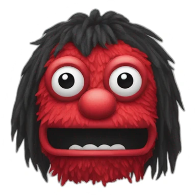 sesame street yokai puppet sticker