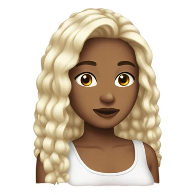Aesthetic clean girl emojis sticker