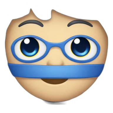 Blue Subaru impreza sticker