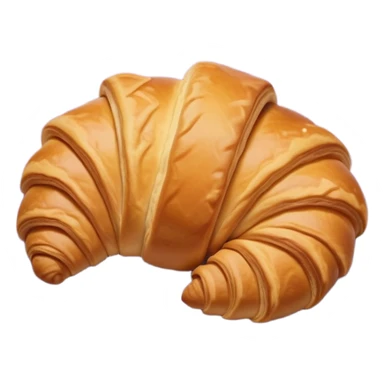 Croissant on a pale purple napkin sticker