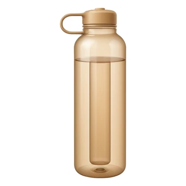 beige water bottle sticker