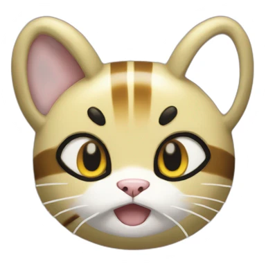 Meowth pokemon sticker