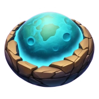 Planet ellipse sticker