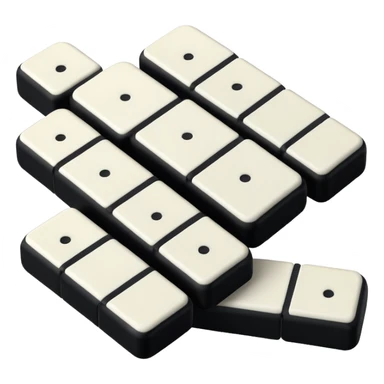 Domino pieces sticker