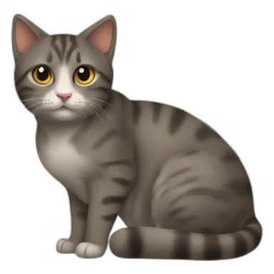 cat mem i am fall sticker