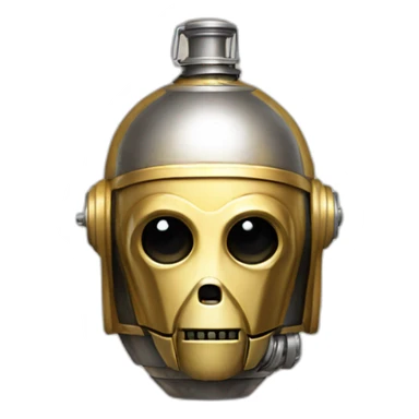 C3P3 drink a bear sticker