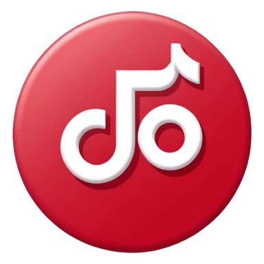 Tiktok logo sticker