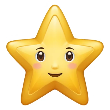 simple and cute little star in #D11B59 color sticker