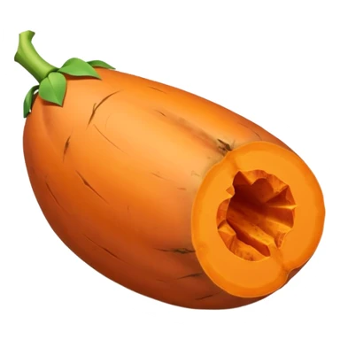 pointy sweet potato no green part sticker