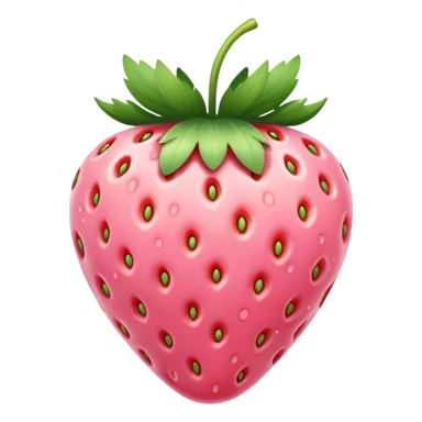 Light pink strawberry sticker