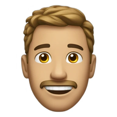 Surpreso homem sticker