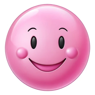 smiley face made of bubble gum sticker