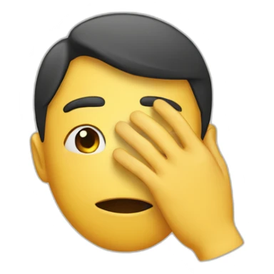 ok emoji while covering face sticker