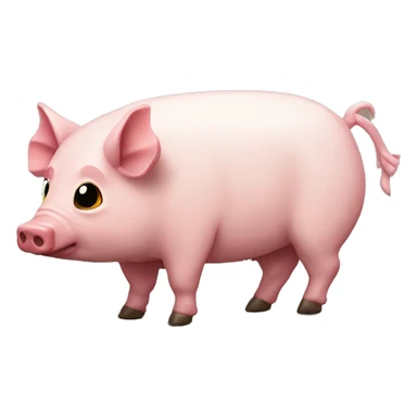 Puerco con sueño sticker