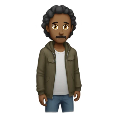 dying Johnny Somali sticker