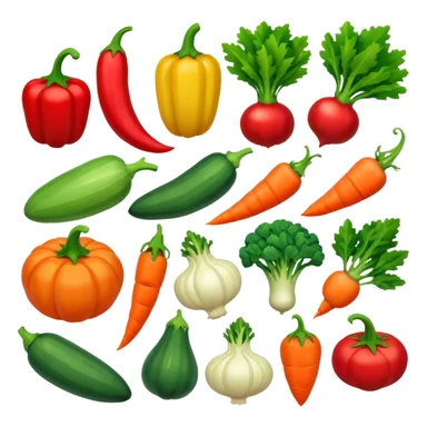 fresh vegetables sticker