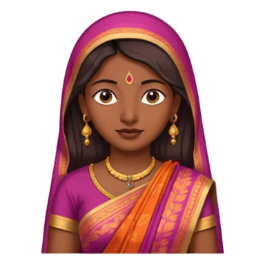 Indian woman I don’t know sticker