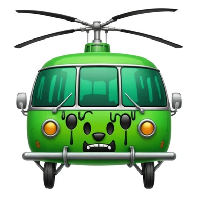 the word Chopper in green graffiti font sticker