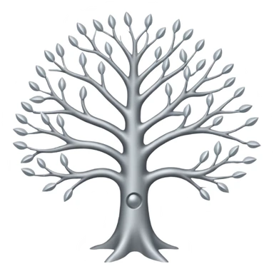 tree with eeg electrodes for branches sticker