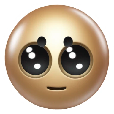 Metal cute black eyes Kirby ball driving on 4 car wheels sticker