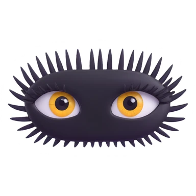 one joined eyelash sticker