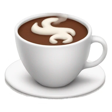 Cup of hot chocolate  sticker