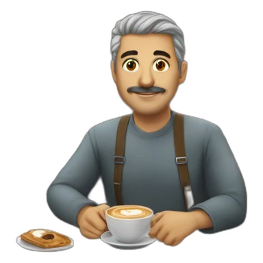 Un café turc sticker