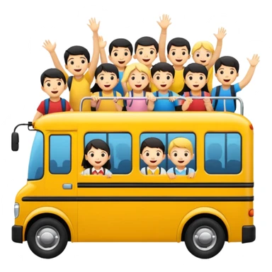 school excursion bus in singapore sticker