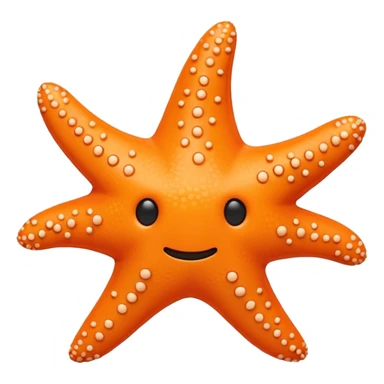 starfish toy chunky no face sticker