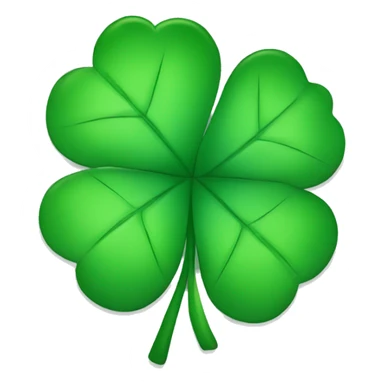 Four leaf clover sticker