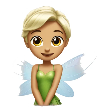 Salute tinkerbell sticker