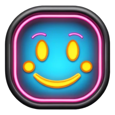 Neon signboard sticker