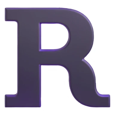 bold shiny letter B sticker