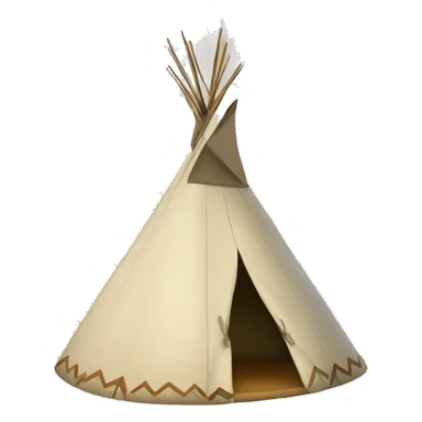teepee sticker