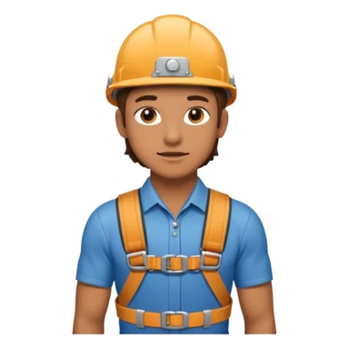 belayer with harness sticker