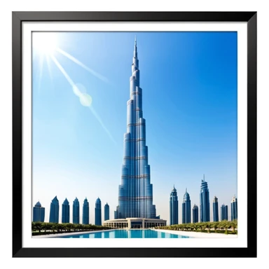 Burj khalifa sticker